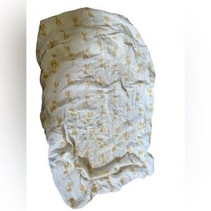 Aden & Anais giraffe print changing pad cover